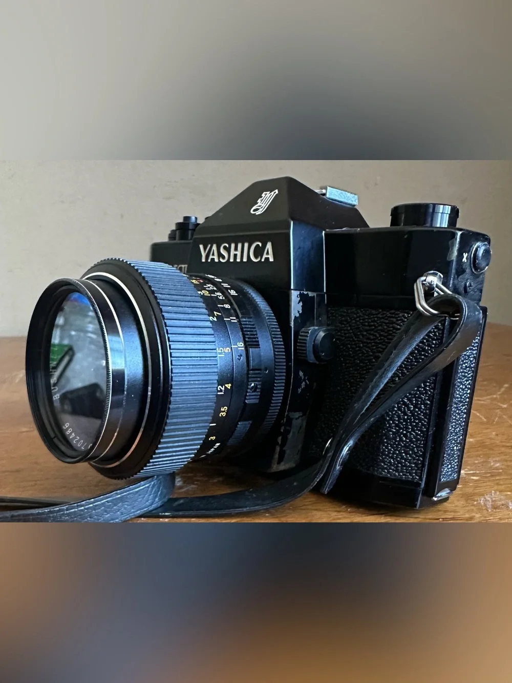 Yashica TL Electro X  35mm Film SLR  Camera w/Bushnell Automatic 1:2.8 35mm Lens